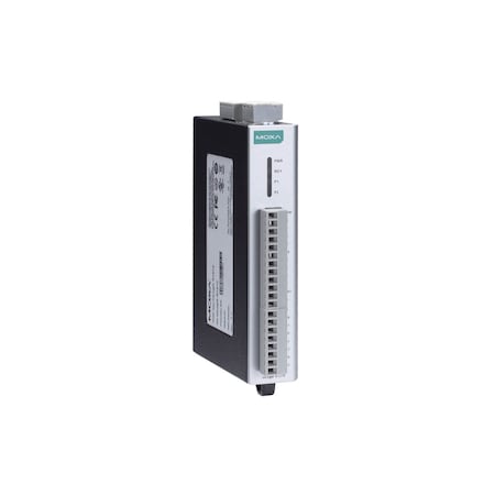 Moxa Rs-485 Remote I/O, 16 Dis, -10 To 75 Deg.C Operating Temperature. ioLogik R1210